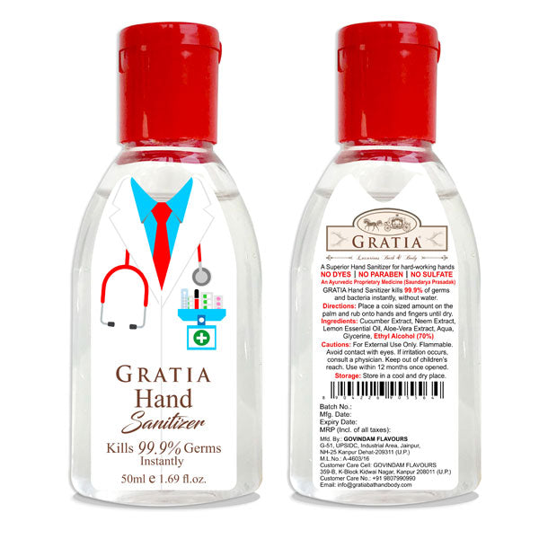 Hand Sanitizer 50ml (Pack Of 10)
