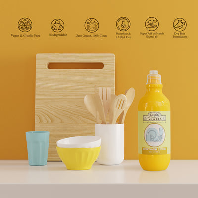 Dishwash Liquid Kitchen Fast Cleaning Gel 500ml