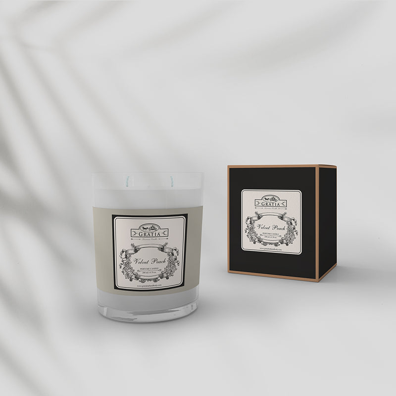Velvet Peach Perfume Candle 200g